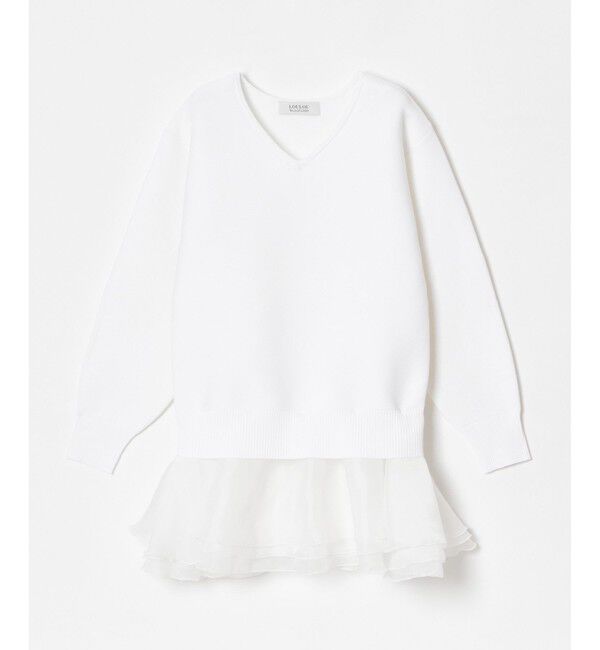 LOULOU WILLOUGHBY「【LOULOU WILLOUGHBY】フリリードッキングチュニックワンピース」|ワンピース|