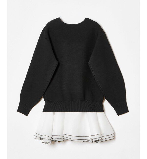 LOULOU WILLOUGHBY「【LOULOU WILLOUGHBY】フリリードッキングチュニックワンピース」|ワンピース|