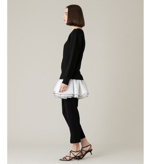 LOULOU WILLOUGHBY「【LOULOU WILLOUGHBY】フリリードッキングチュニックワンピース」|ワンピース|