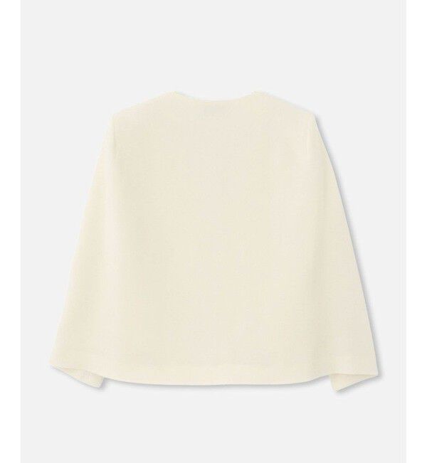 LOULOU WILLOUGHBY「◇ 【LOULOU WILLOUGHBY】リトルブラックケープジャケット」|ノーカラージャケット|