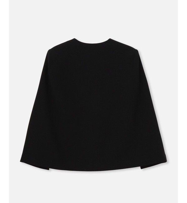 LOULOU WILLOUGHBY「◇ 【LOULOU WILLOUGHBY】リトルブラックケープジャケット」|ノーカラージャケット|