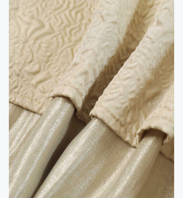 ur's「【星玲奈さんコラボアイテム】ふくれジャガードティアードペプラムトップス」|Tシャツ・カットソー|