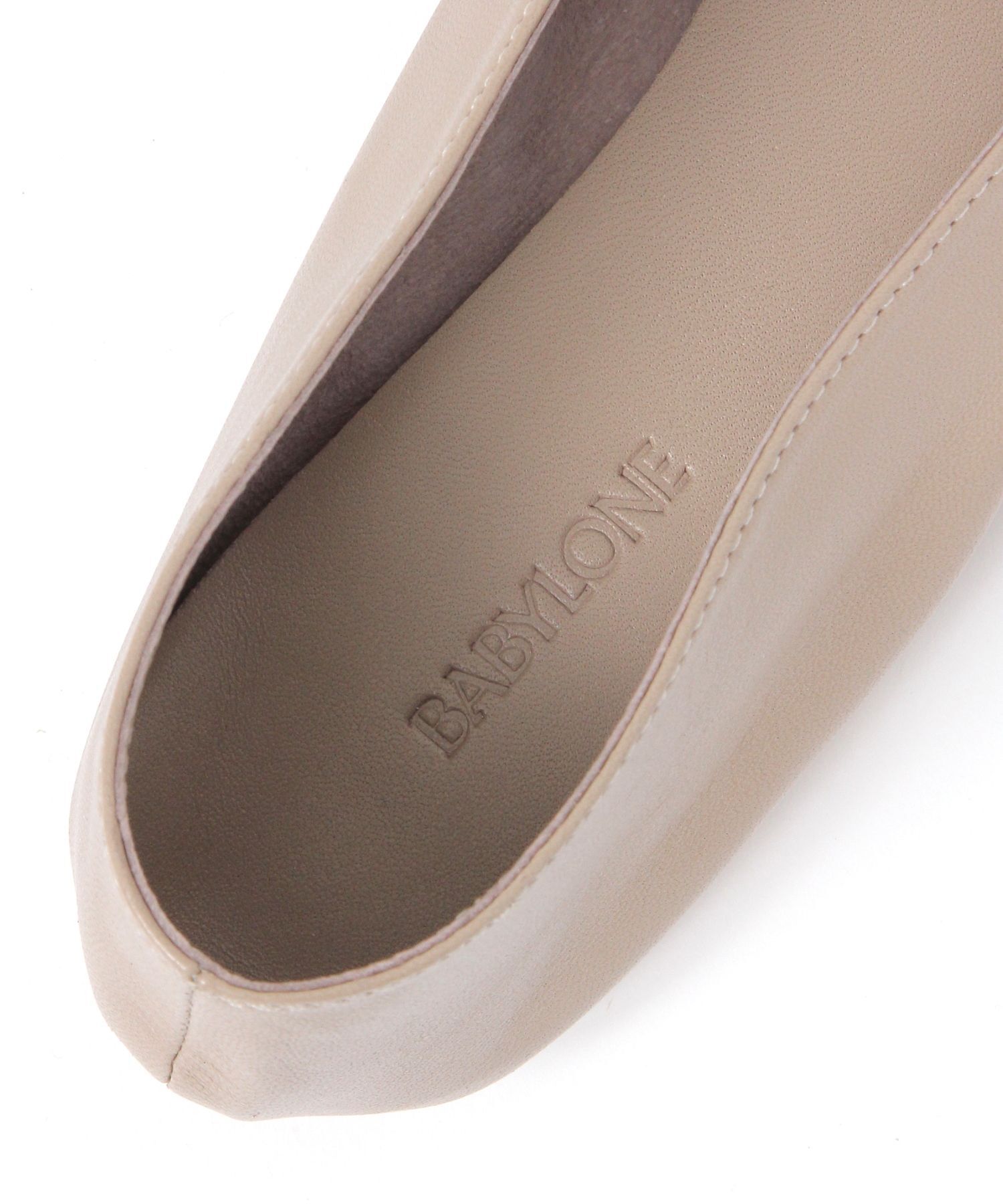 BABYLONE「フラットレザーシューズ」|パンプス|