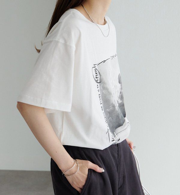  「【接触冷感+UVカット】フォトプリントTシャツ」|Tシャツ・カットソー|