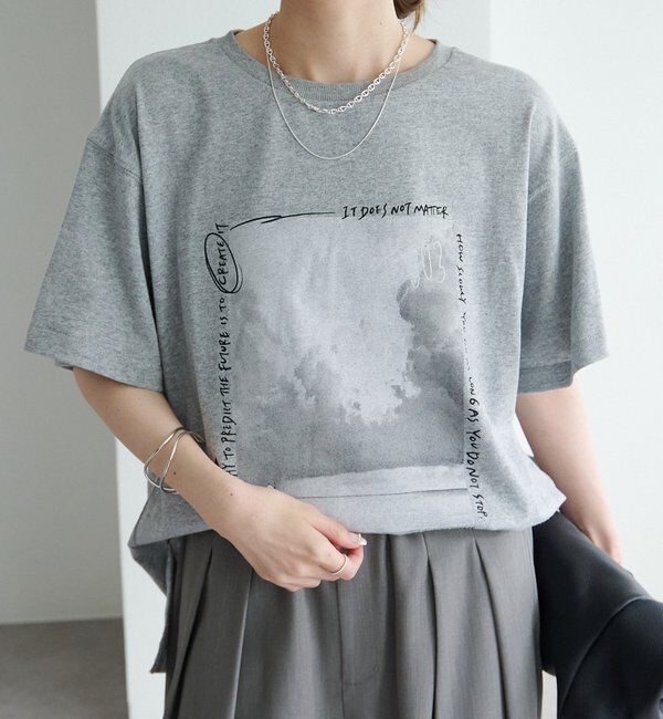 「【接触冷感+UVカット】フォトプリントTシャツ」|Tシャツ・カットソー|