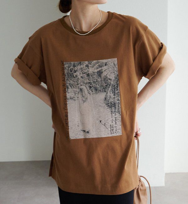  「【接触冷感+UVカット】フォトプリントTシャツ」|Tシャツ・カットソー|