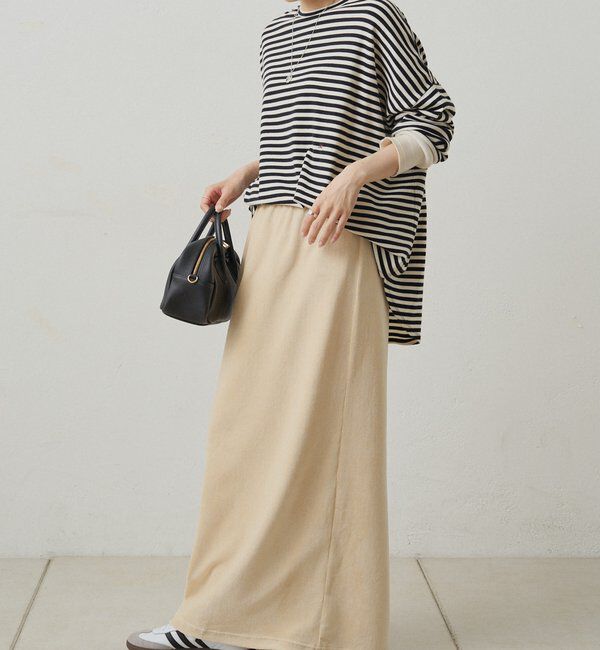  「【サイズ展開/＠yns628＆＠e_r_i_125企画】ストレッチコールスカート」|スカート|