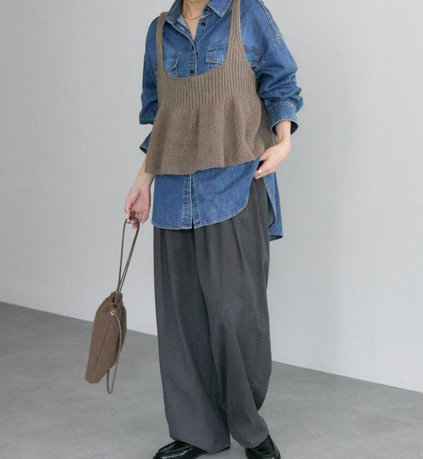  「ダブルポケットデニムシャツ」|シャツ・ブラウス|