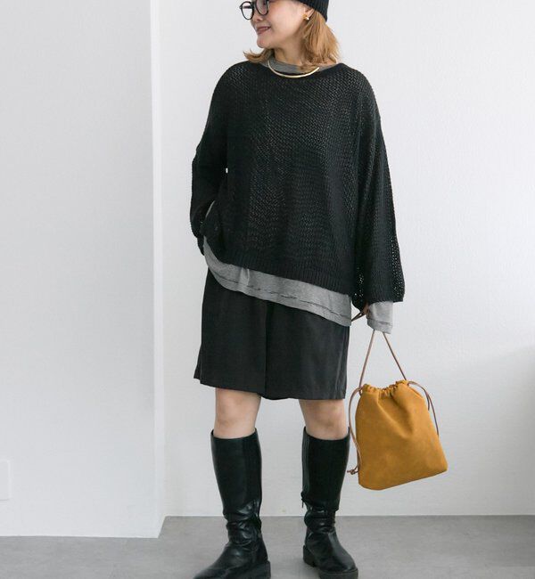  「【＠noricorico102企画】スウェード巾着バッグ」|ショルダー・メッセンジャー|