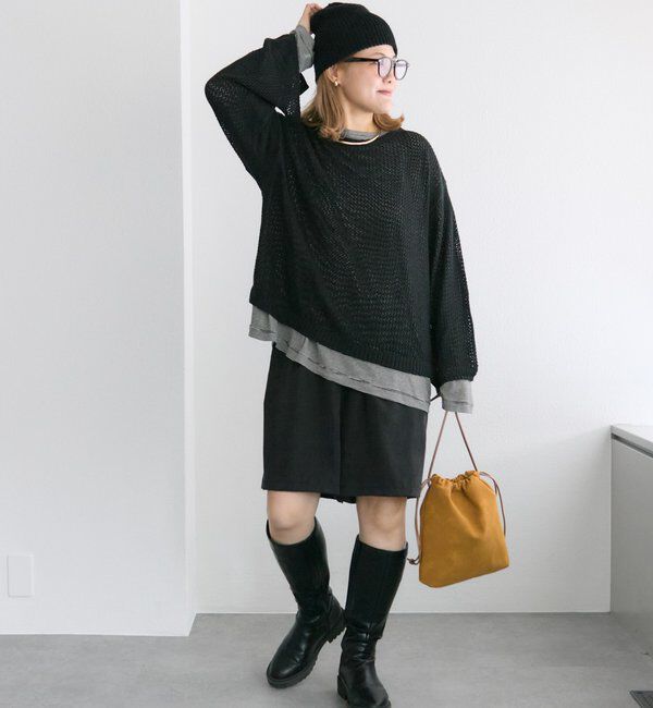  「【＠noricorico102企画】スウェード巾着バッグ」|ショルダー・メッセンジャー|