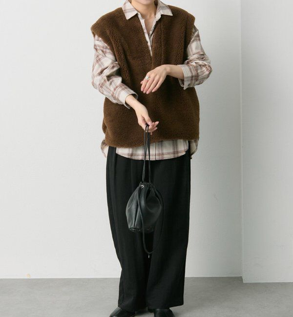  「ダブルポケット起毛チェックシャツ」|シャツ・ブラウス|
