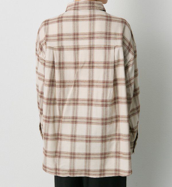  「ダブルポケット起毛チェックシャツ」|シャツ・ブラウス|