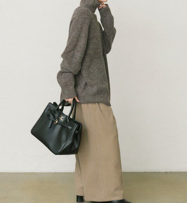  「ネップハイネックニットプルオーバー」|キャミソール|