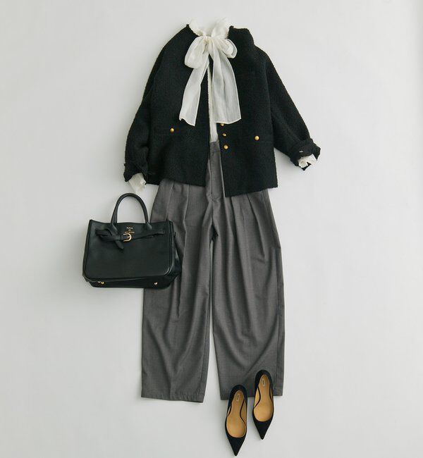  「【SMLサイズ展開/セットアップ対応】TRツータックスラックスパンツ」|その他|