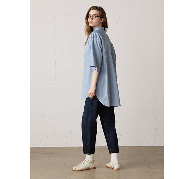 MidiUmi「MidiUmi ハイウエストデニムパンツ」|デニム|