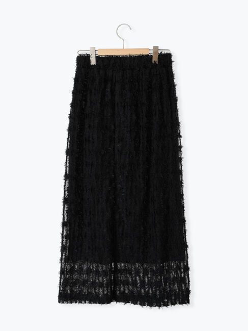 Samansa Mos2 blue「フリンジレーススカート」|スカート|