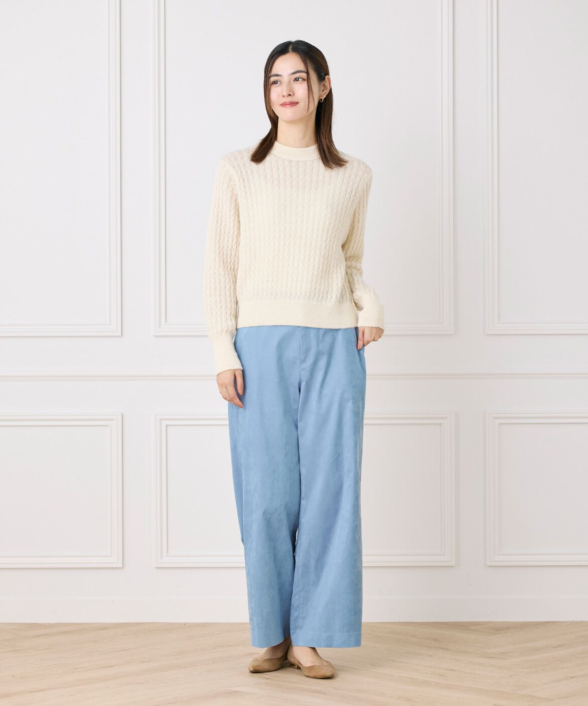 DAY by DAY it&rsquo;s international「スエード調セミワイドパンツ《KOMASUEDE》」|その他|