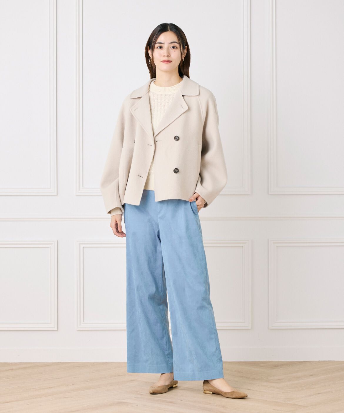 DAY by DAY it&rsquo;s international「スエード調セミワイドパンツ《KOMASUEDE》」|その他|