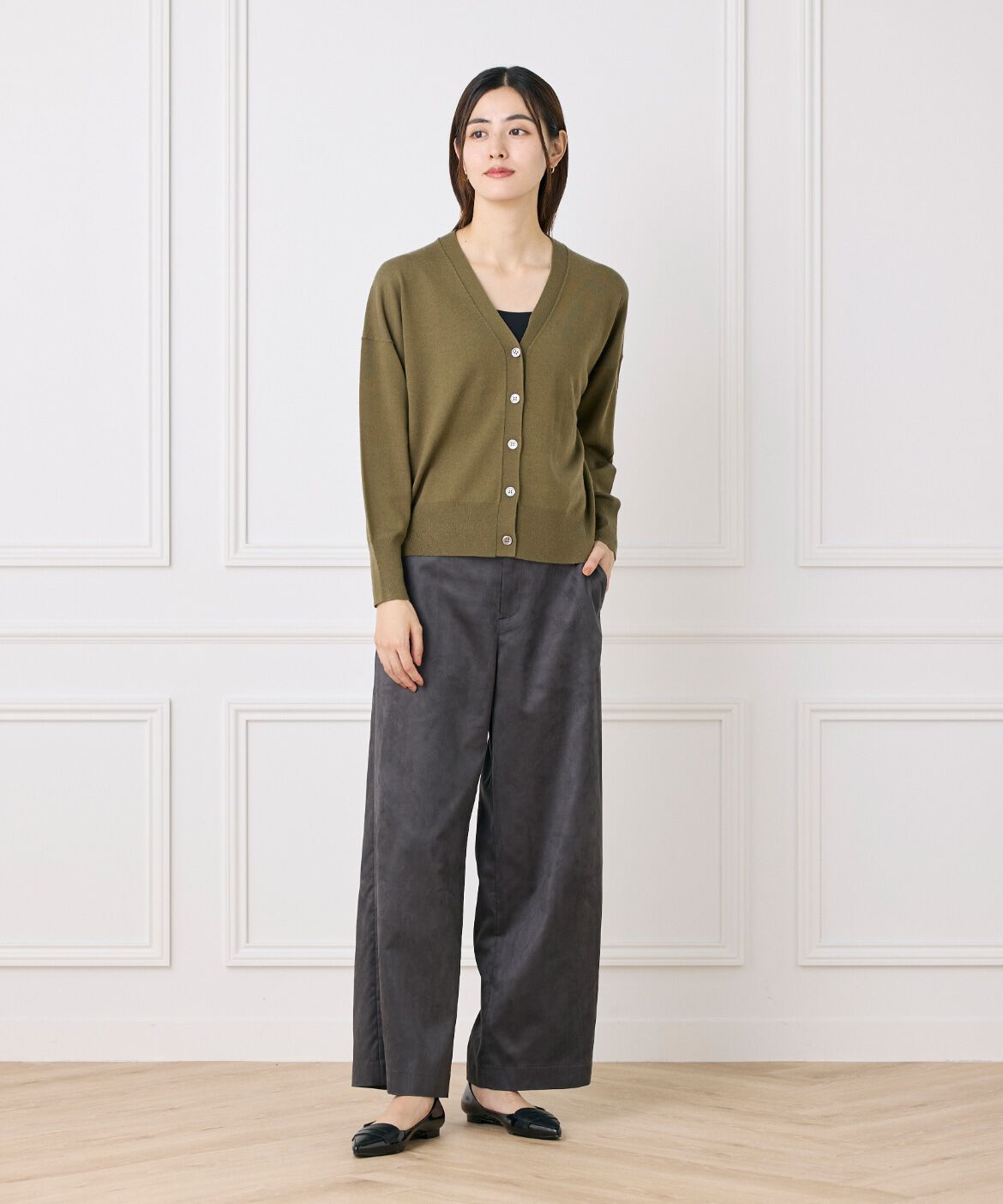 DAY by DAY it&rsquo;s international「スエード調セミワイドパンツ《KOMASUEDE》」|その他|