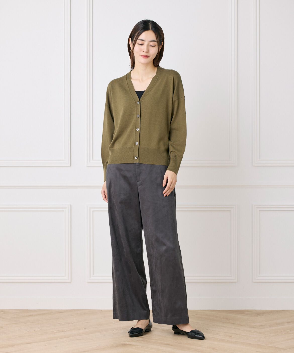 DAY by DAY it&rsquo;s international「スエード調セミワイドパンツ《KOMASUEDE》」|その他|