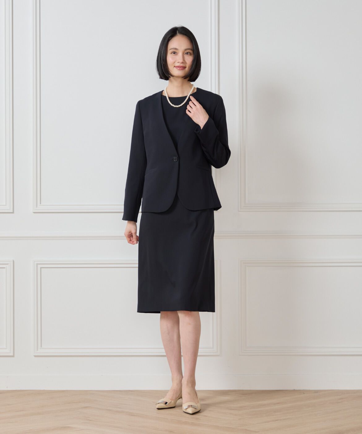 7-IDconcept.「7分袖ワンピース」|ワンピース|