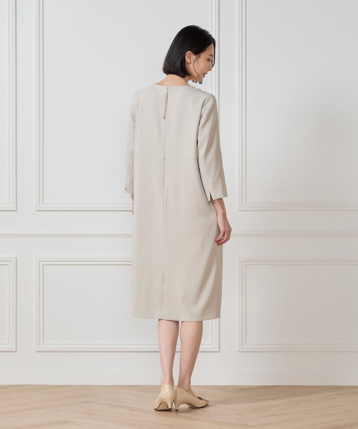 7-IDconcept.「7分袖ワンピース」|ワンピース|