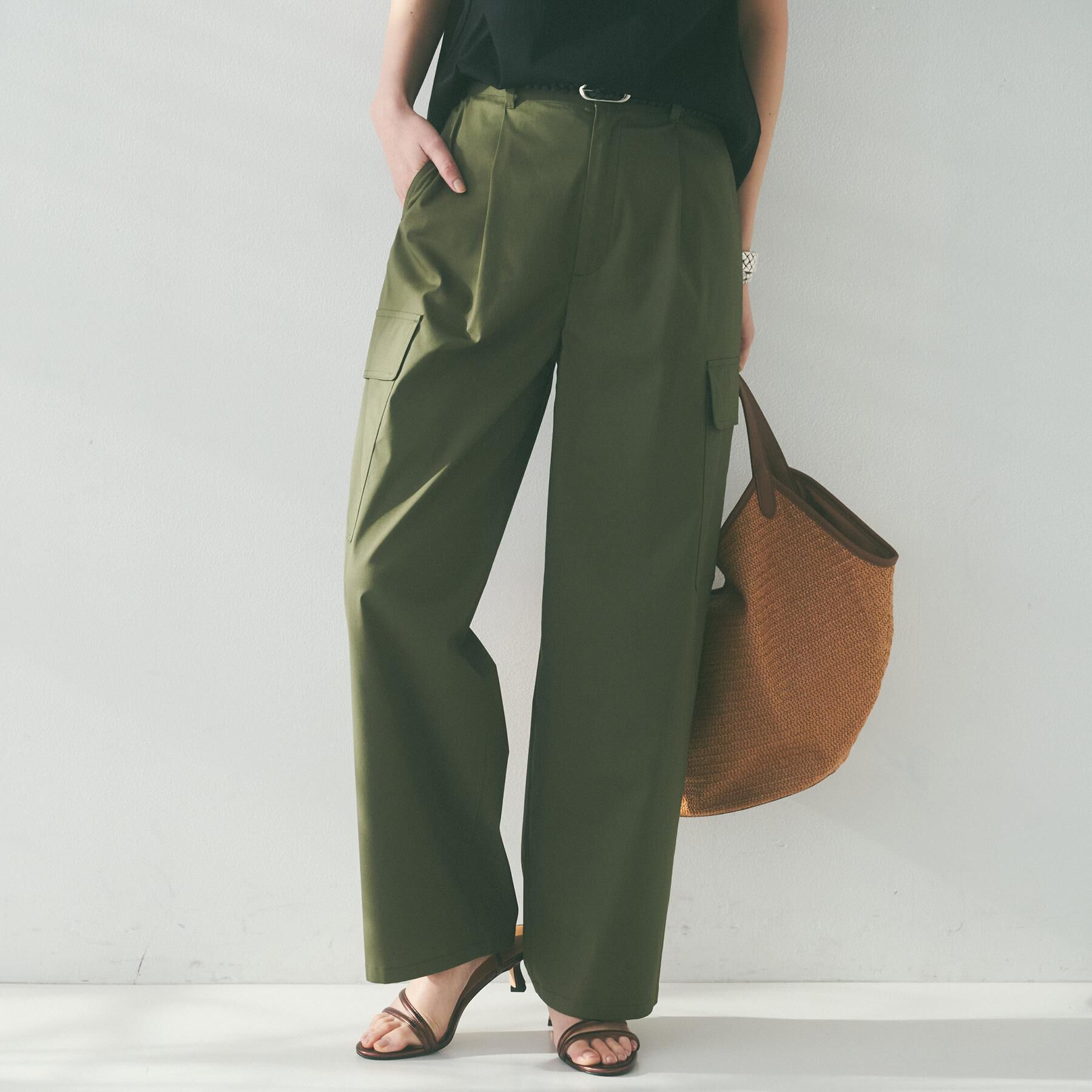 UNTITLED「【洗える/スポーティー】ストレートカーゴパンツ」|その他|