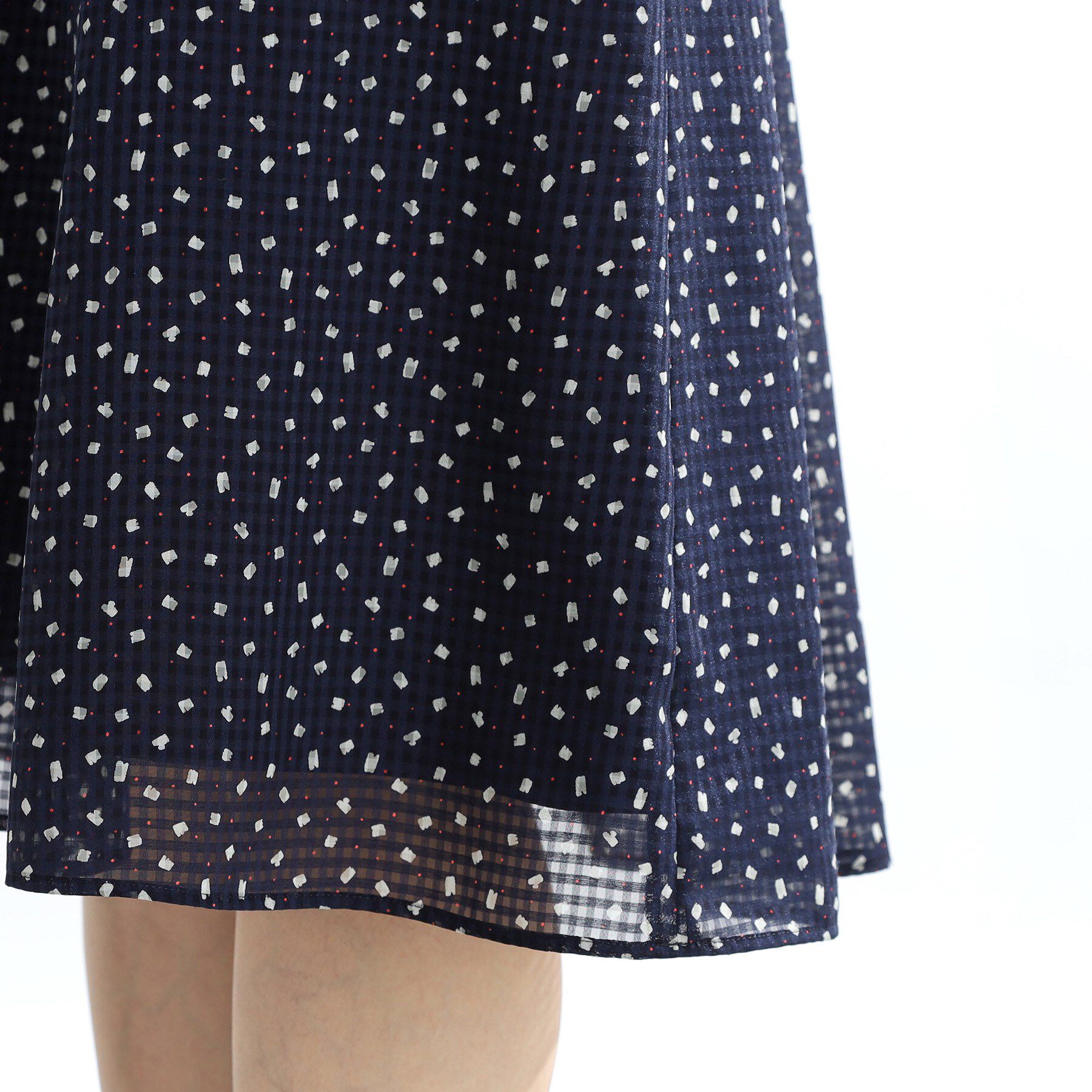 Reflect「【マシンウォッシュ可／セットアップ可能】コツキ柄プリントスカート」|スカート|