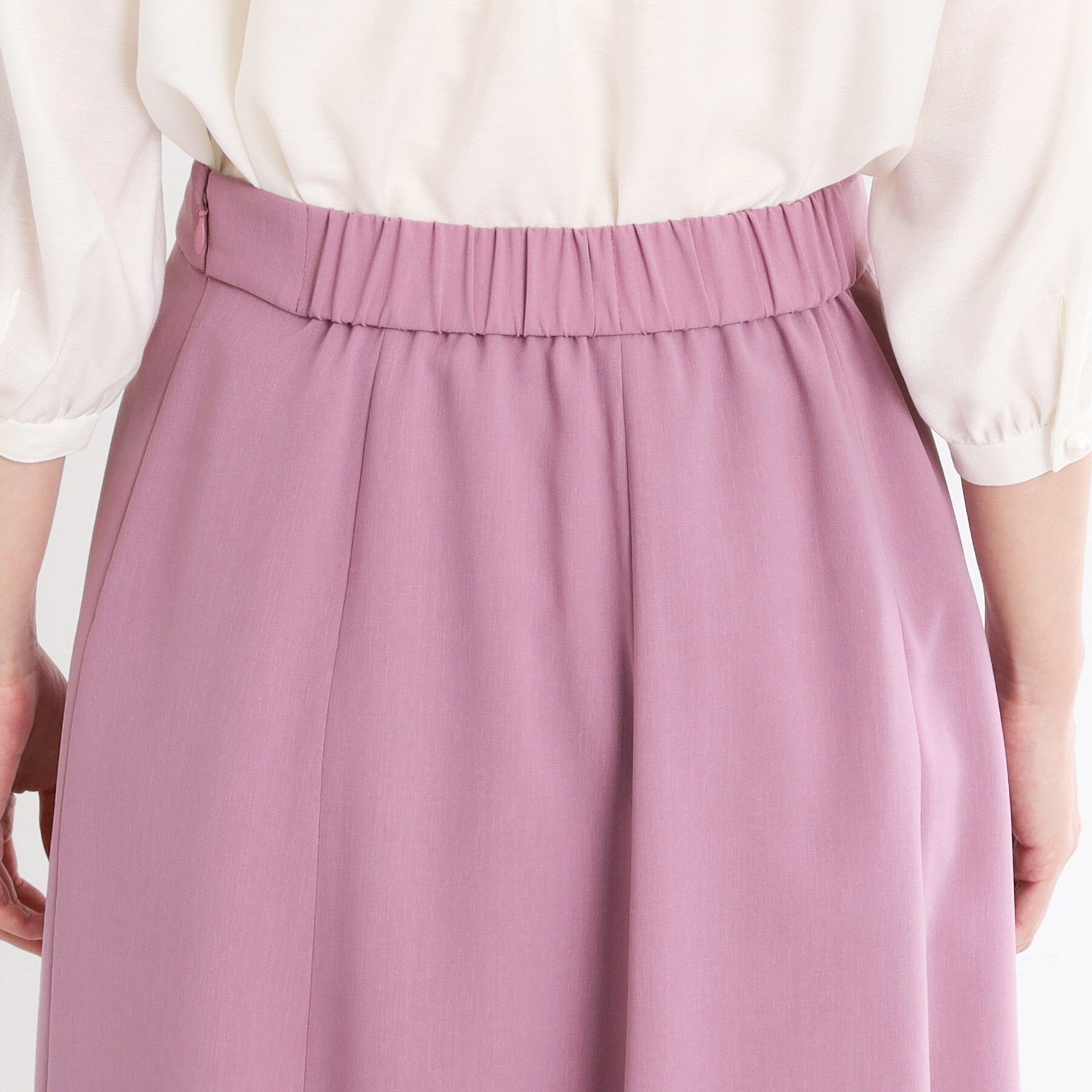 Reflect「【マシンウォッシュ可／細見え】フレアシルエットスカート」|スカート|