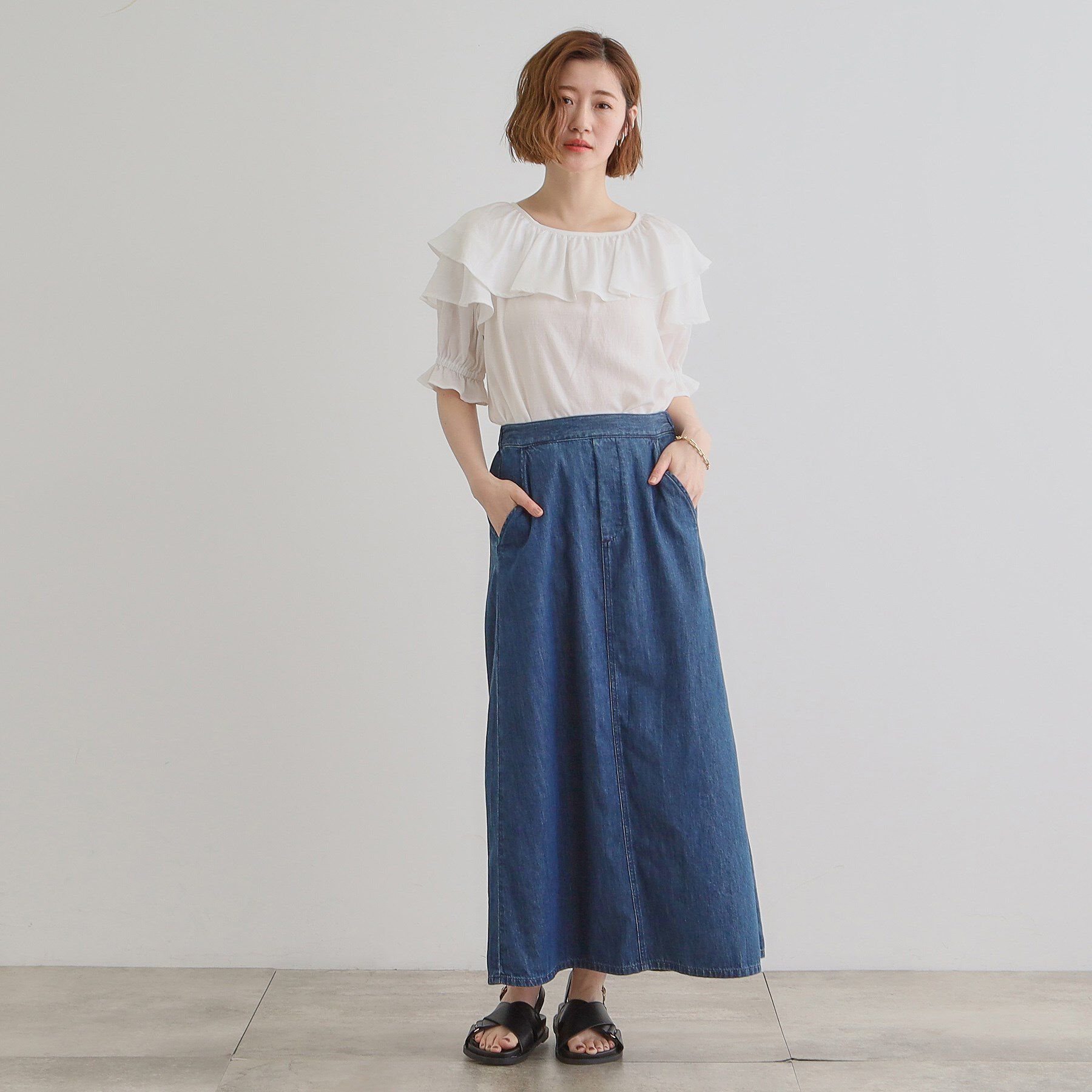 grove「【Lee&times;grove別注】3WAY　BUSTIER　SKIRT」|ワンピース|