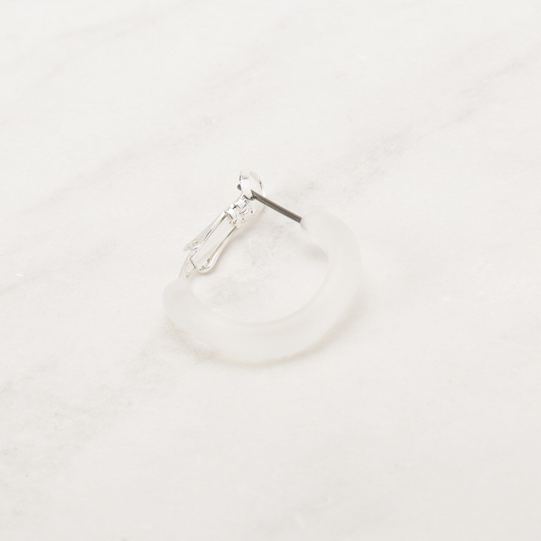 grove「カラーアクリルフープピアス」|ピアス|