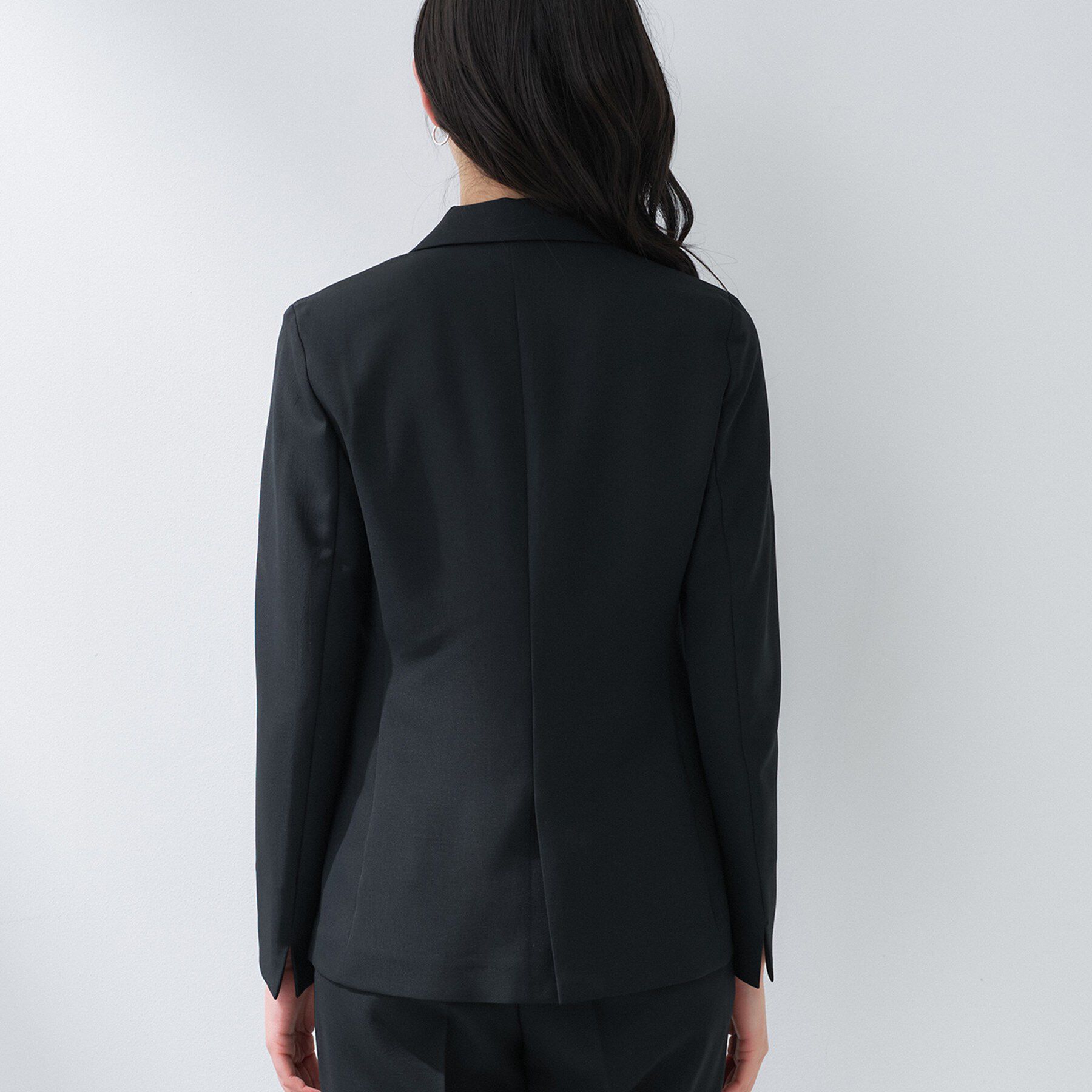 INDIVI「【定番スーツ／UVケア／洗える】ウール調テーラードジャケット」|スーツ|