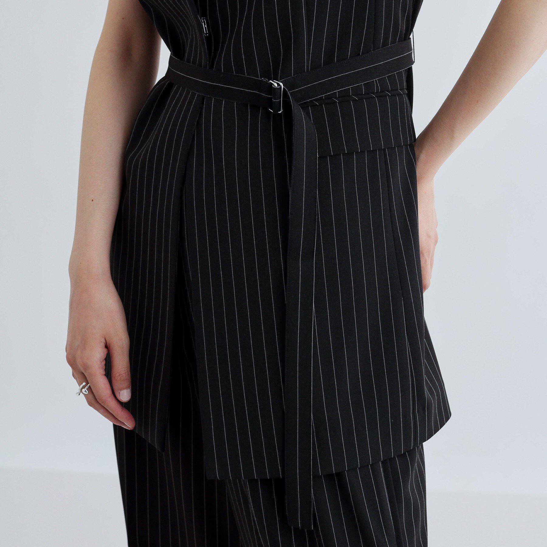 GALLEST「【セットアップ可】ナローベルテッドジレ【カセット服/オケージョン/通勤】」|ベスト・ジレ|