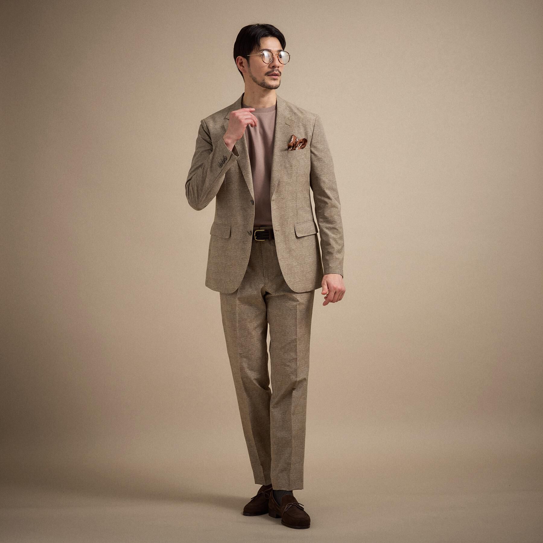 TAKEO KIKUCHI「【抗菌防臭】COOL DOTS（R）ドビープリント ジャケット」|テーラードジャケット|