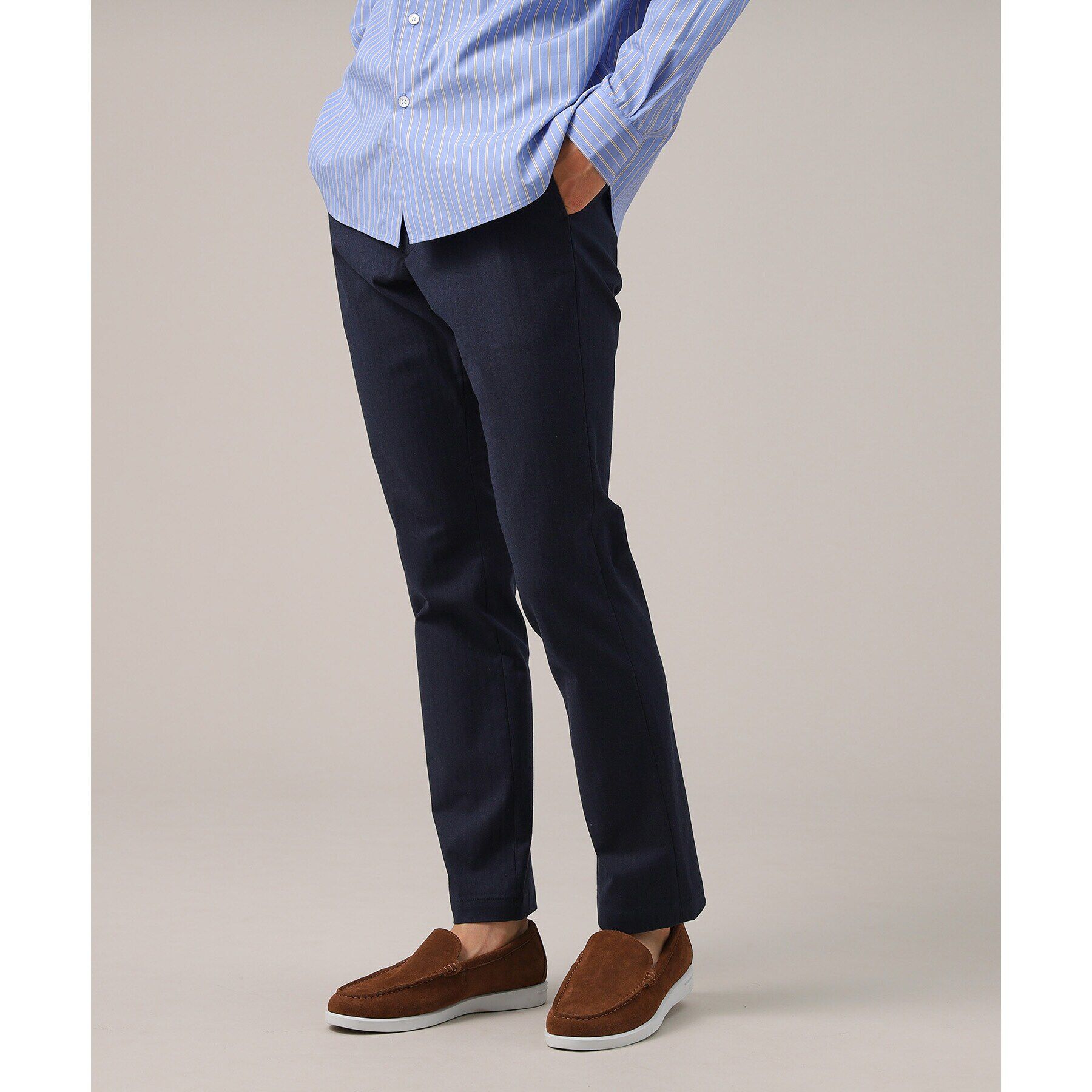 TAKEO KIKUCHI「【Made in JAPAN】播州織 ヘリンボン ストレート パンツ」|その他|