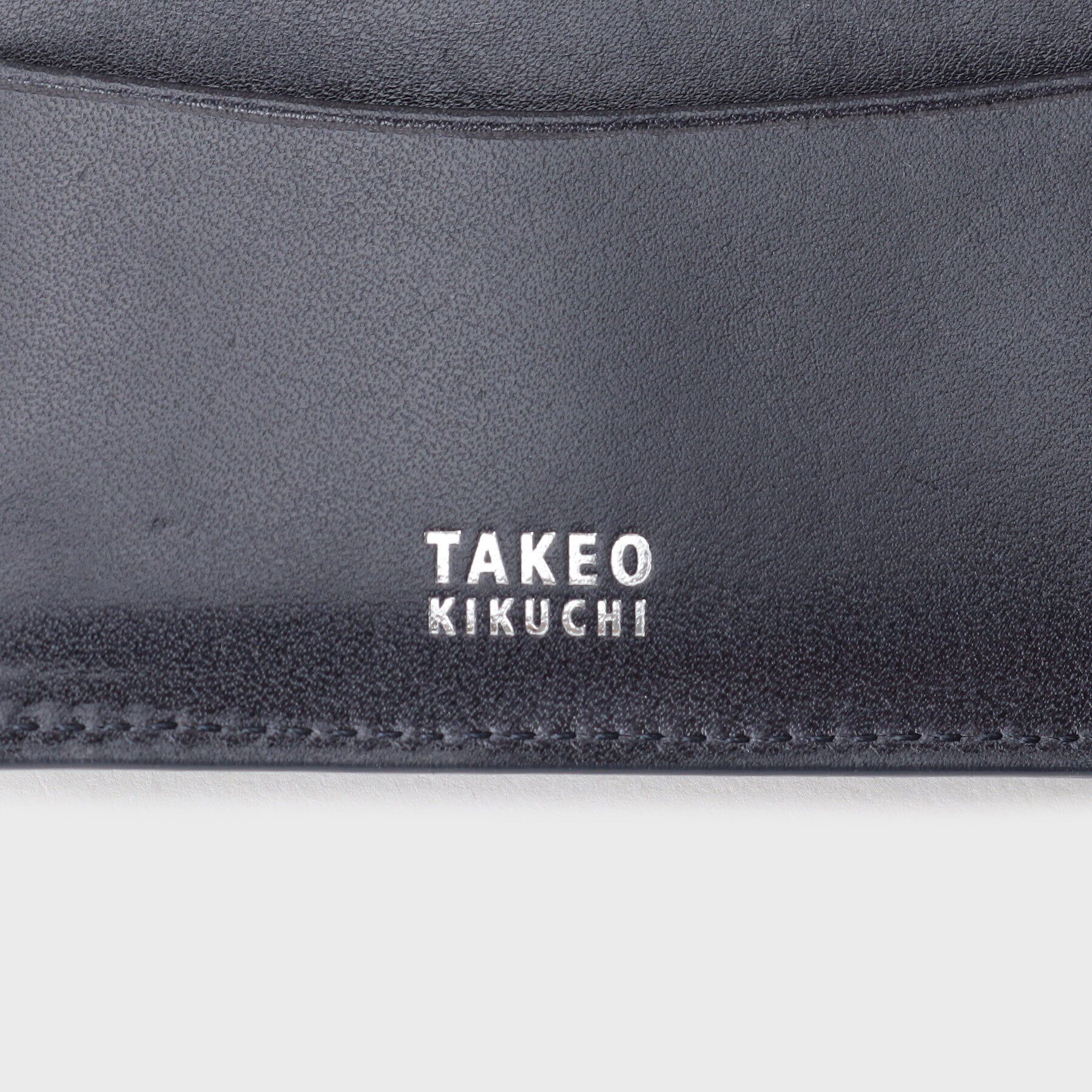 TAKEO KIKUCHI「オイルスムースレザー 2つ折り財布」|財布|