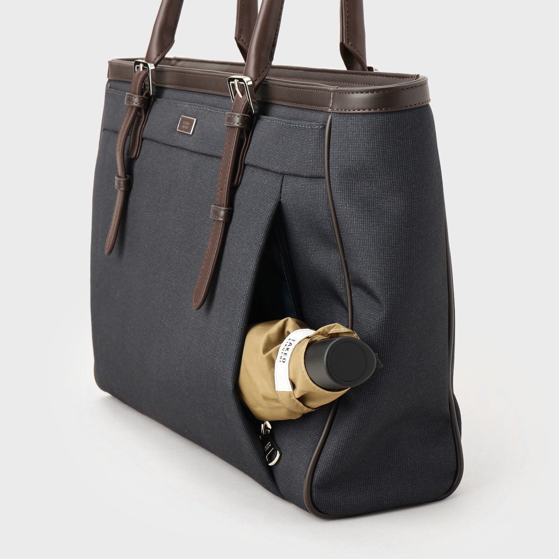 TAKEO KIKUCHI「メランジピンヘッド ブリーフトート」|ビジネスバッグ|