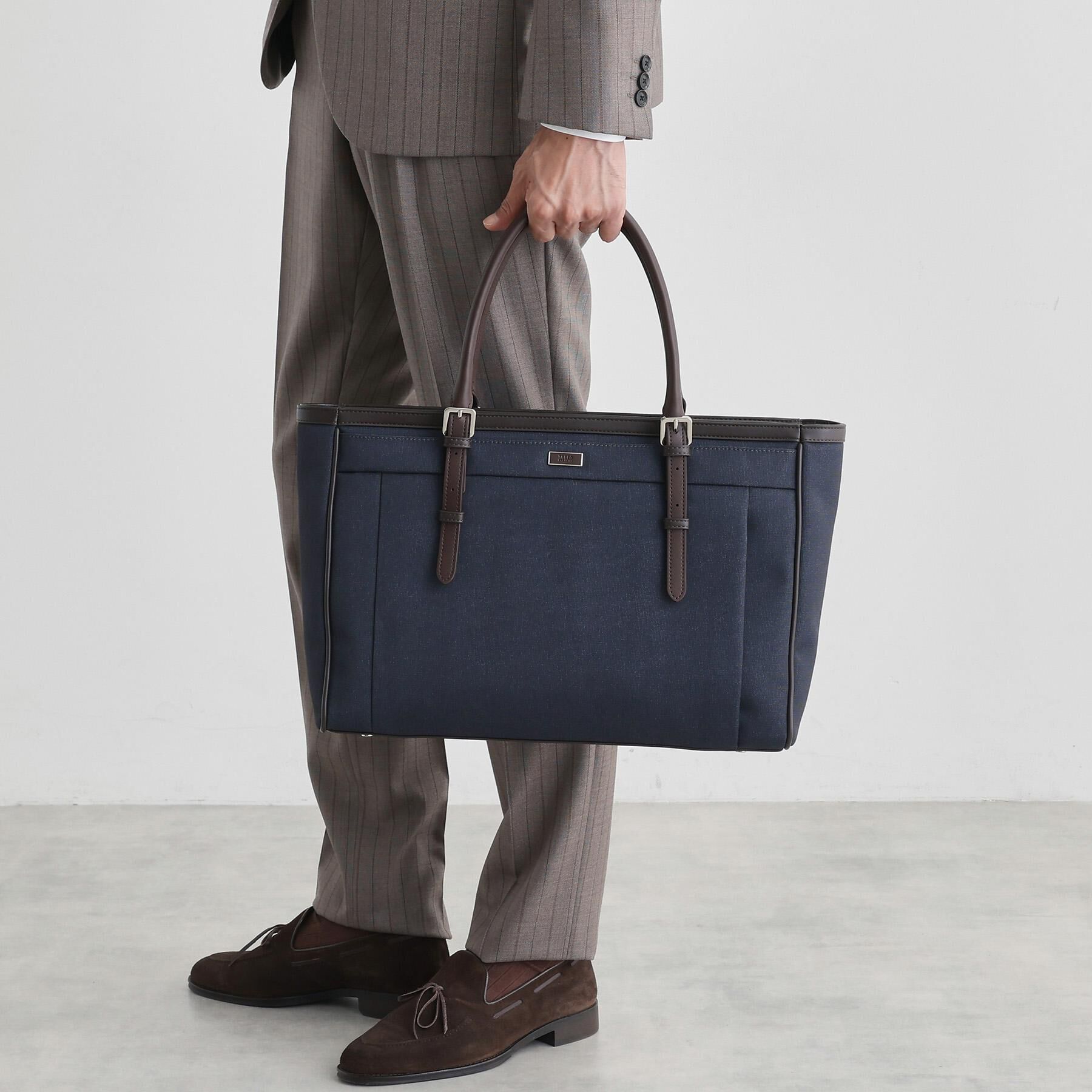 TAKEO KIKUCHI「メランジピンヘッド ブリーフトート」|ビジネスバッグ|