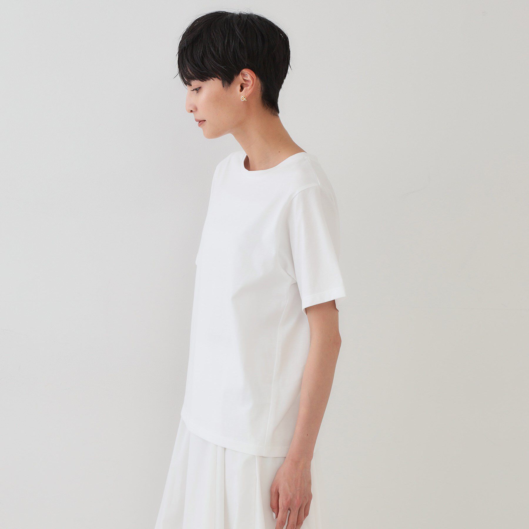 OPAQUE.CLIP「《ツインセット》スパンコールキャミ&times;Tシャツ【洗濯機洗い可】」|その他|