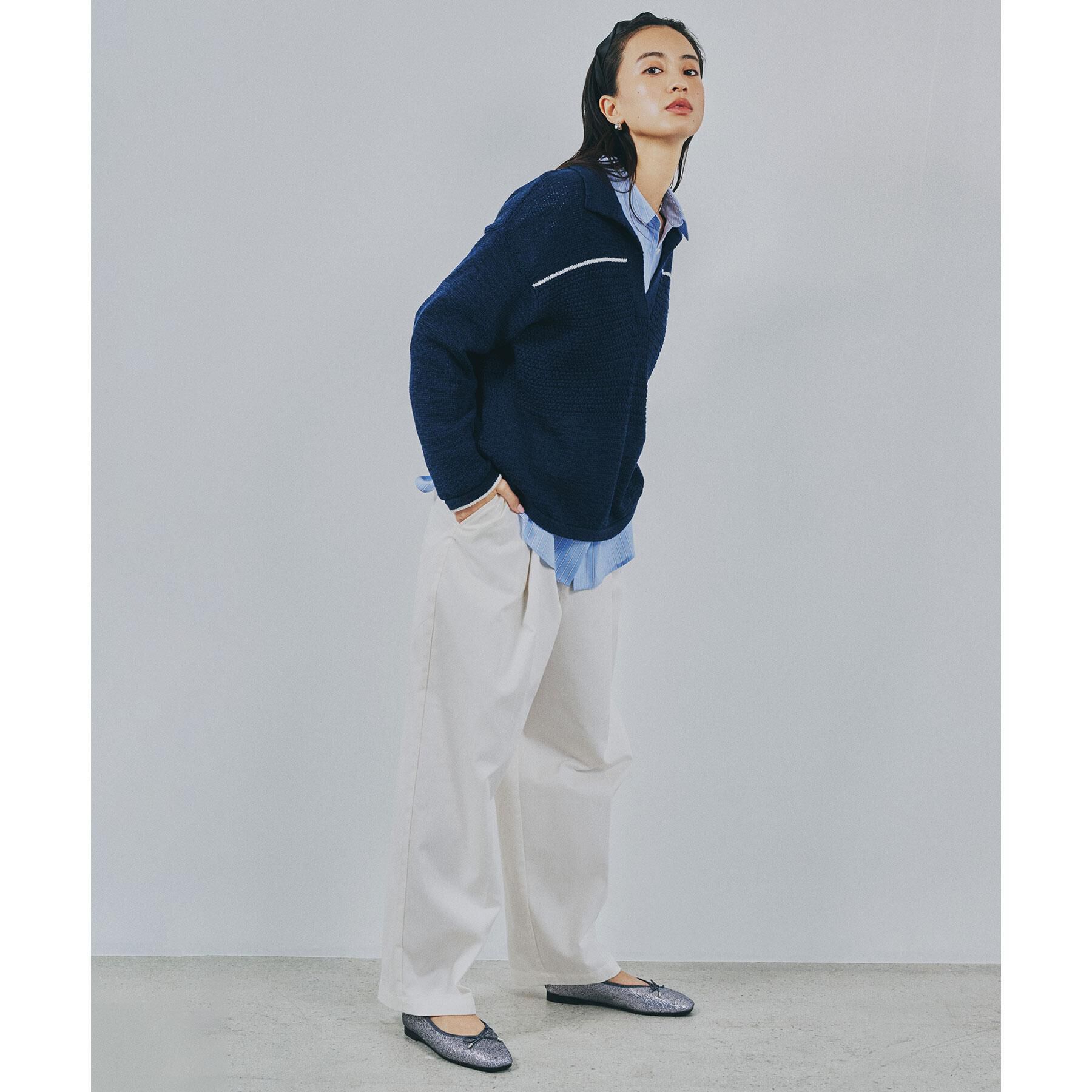 OPAQUE.CLIP「バレルレッグチノパンツ【洗濯機OK】」|その他|