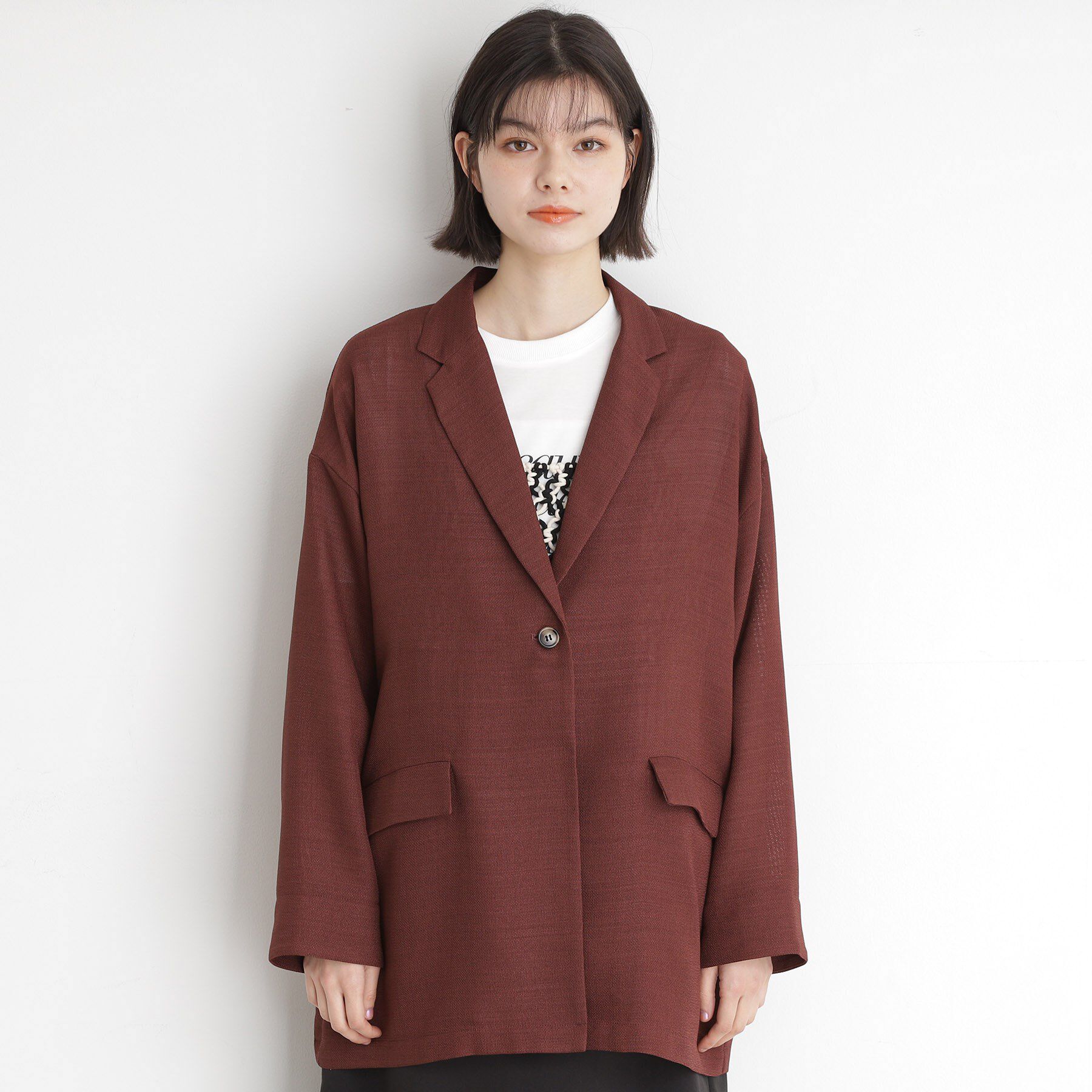 THE SHOP TK「パナマメッシュジャケット」|テーラードジャケット|