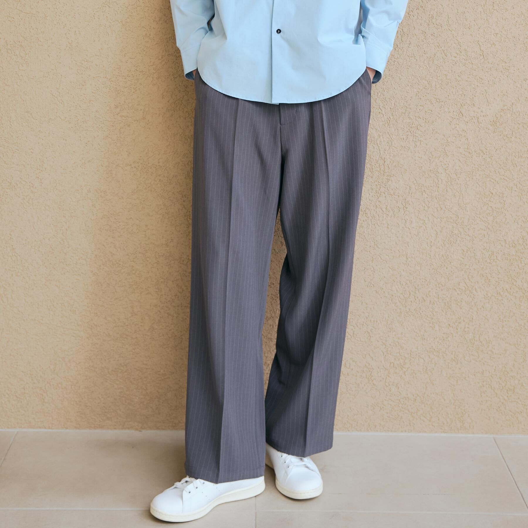 THE SHOP TK「タックワイドスラックス【セットアップ可/洗濯機OK】」|その他|