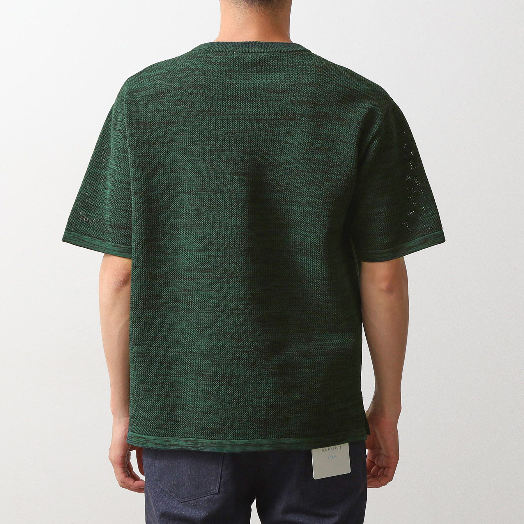 THE SHOP TK「ドライタッチ半袖ニットTシャツ　【洗濯機ＯＫ】」|ニット・セーター|