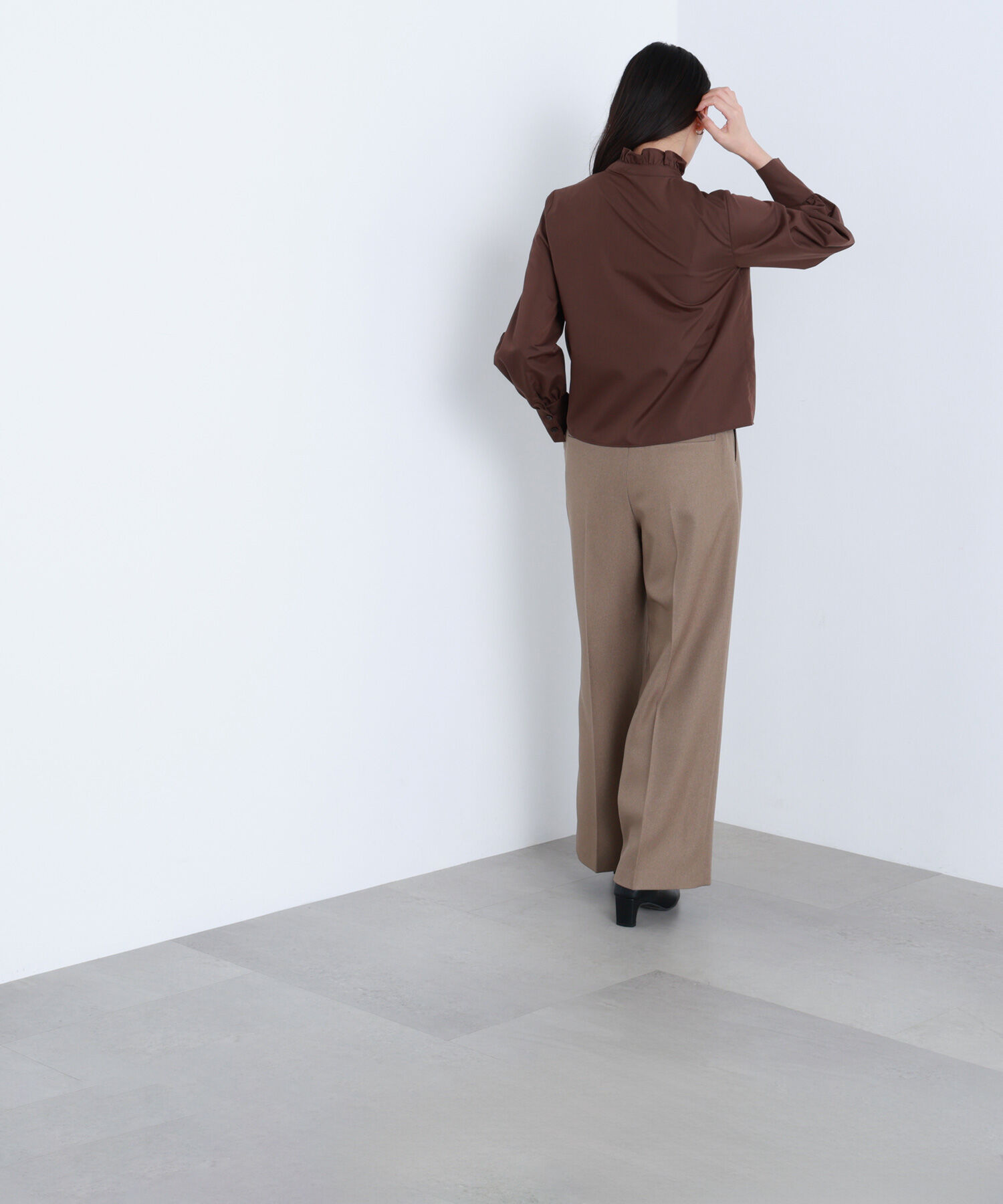  「フロントフリルブラウス」|シャツ・ブラウス|