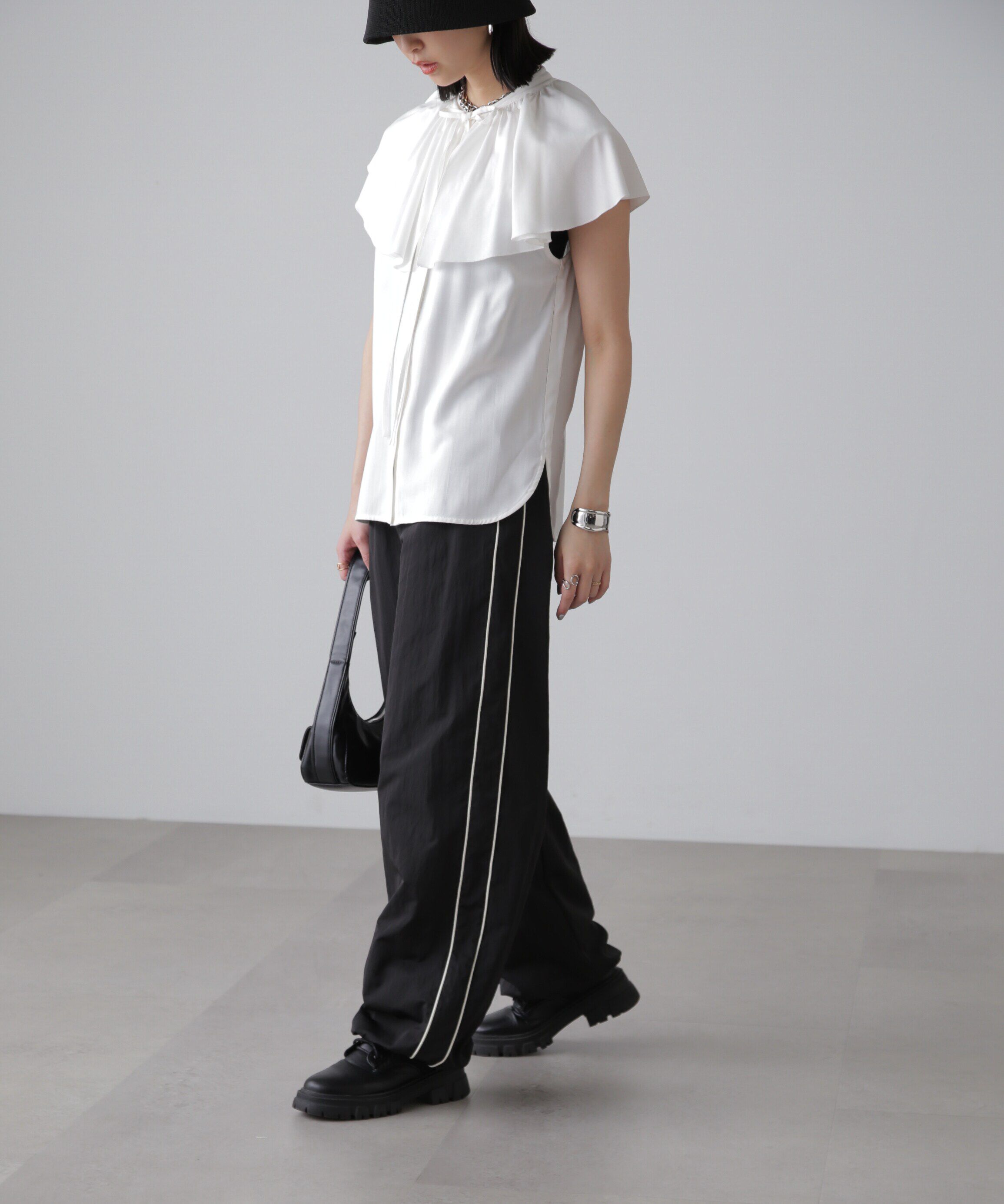  「マルチウェイフリルセットブラウス」|シャツ・ブラウス|