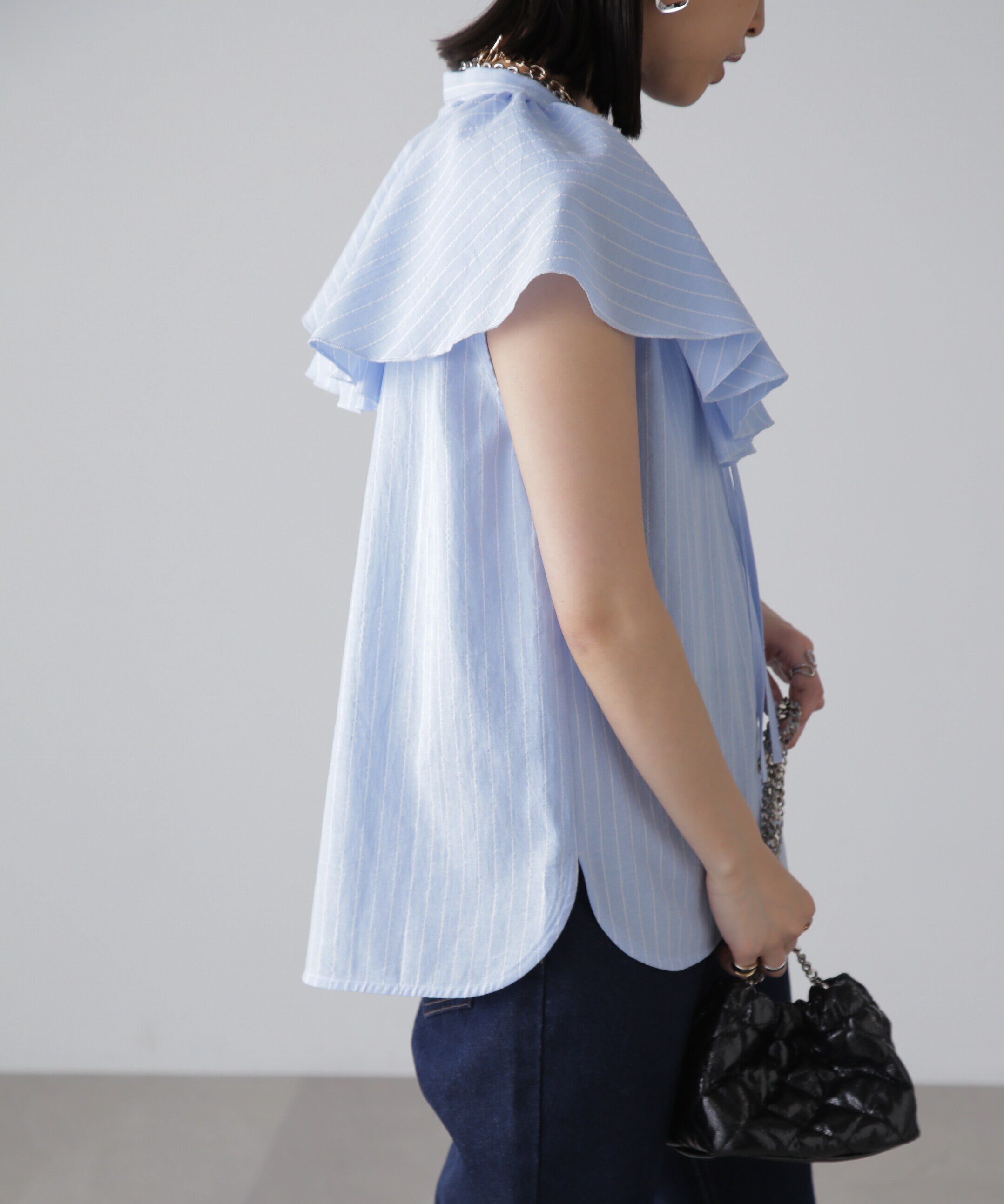  「マルチウェイフリルセットブラウス」|シャツ・ブラウス|