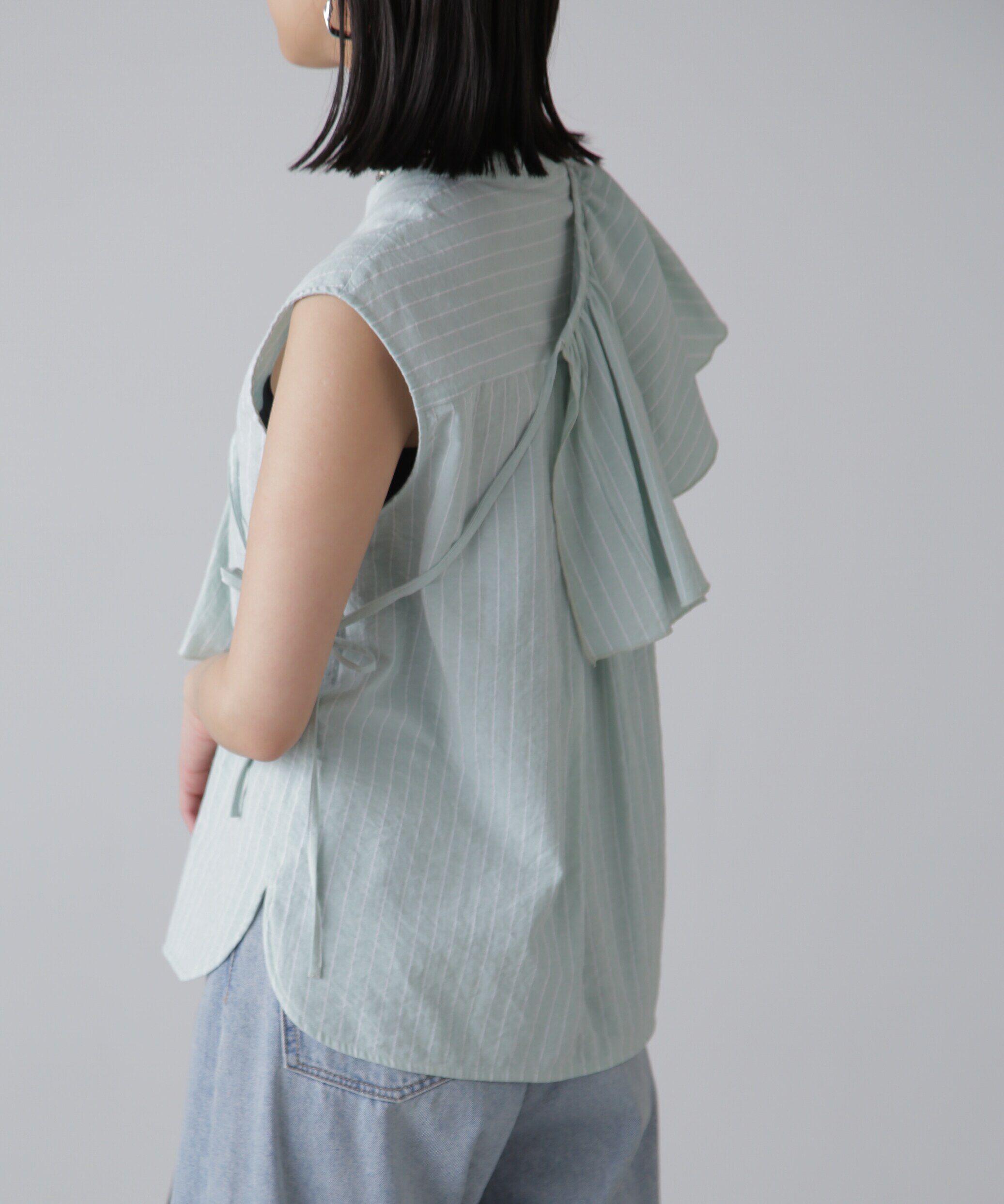  「マルチウェイフリルセットブラウス」|シャツ・ブラウス|