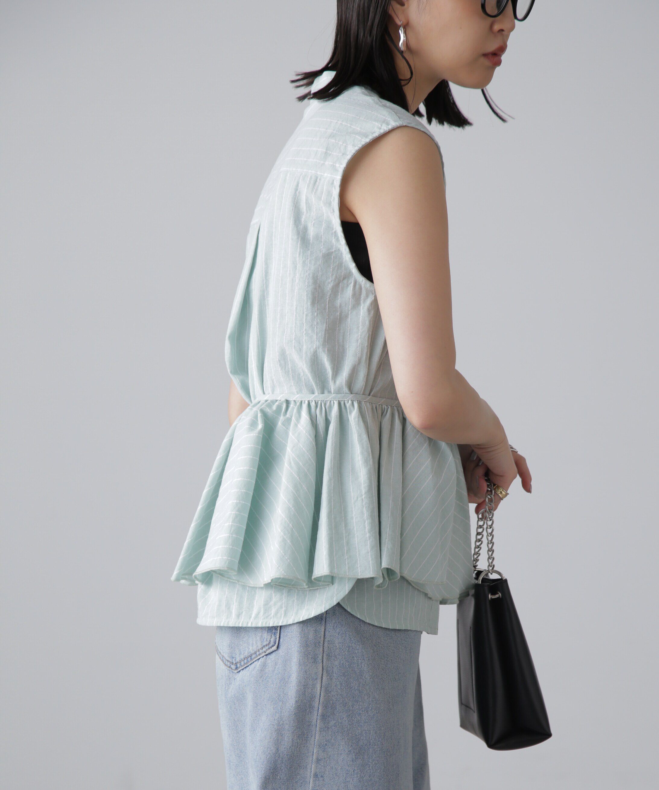  「マルチウェイフリルセットブラウス」|シャツ・ブラウス|