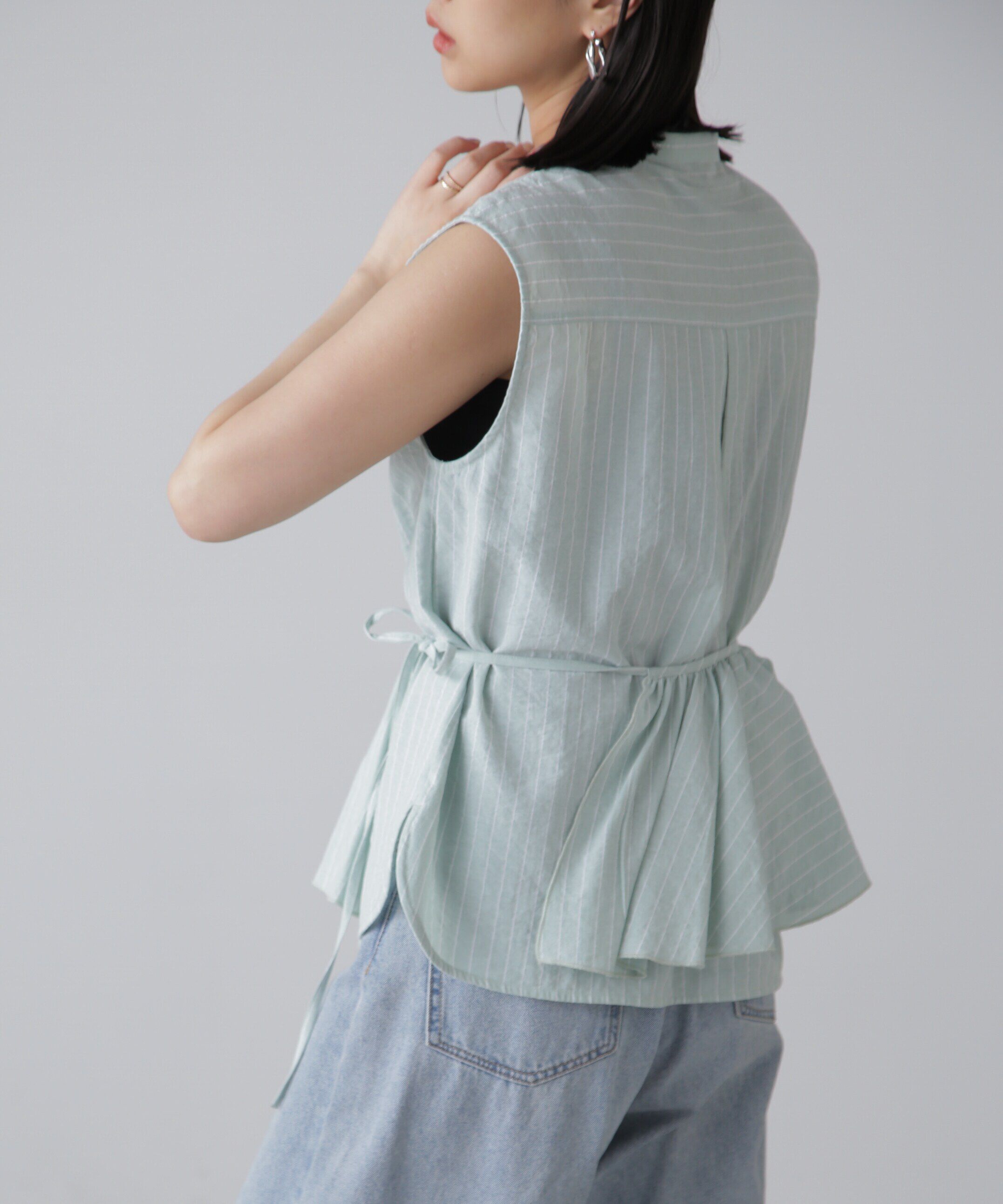  「マルチウェイフリルセットブラウス」|シャツ・ブラウス|