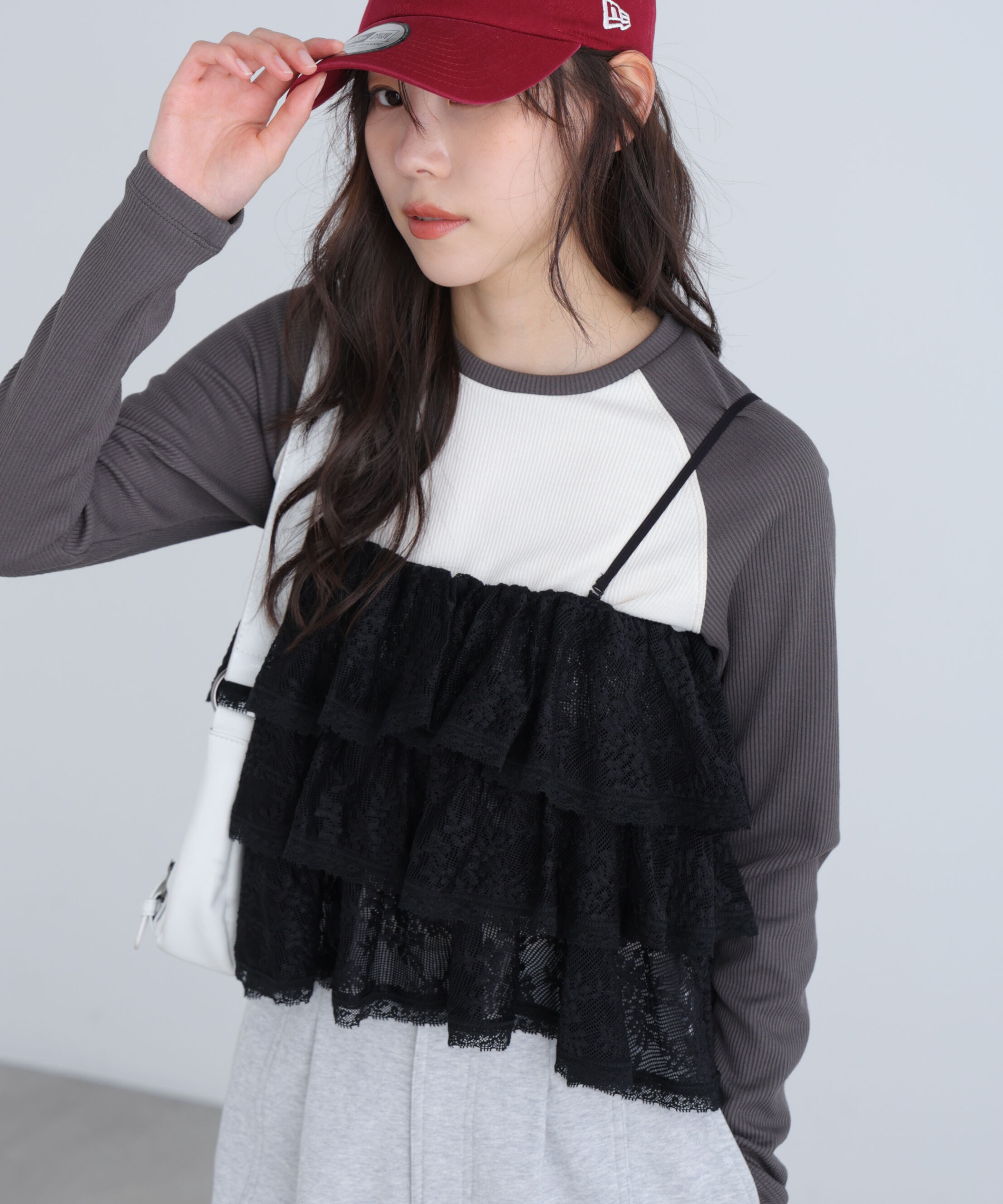  「ティアードフリル2wayビスチェ」|シャツ・ブラウス|